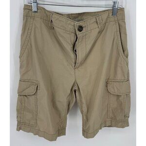 Lanesboro Mens Cargo Khaki Beige Lightweight Outdoor Hiking Shorts